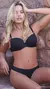 MK5664-Conjunto en mesh corpiño taza soft con base y colaless "Leopard" - ALMENDRA LINGERIE