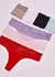 BER606-Pack de 3 Colaless Especial de Algodón y Lycra con Cintura de Puntilla