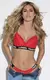 LA5830- Conjunto de puntilla. Corpiño triangulo soft sin push up, elástico personalizado. Colaless. - ALMENDRA LINGERIE