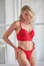 TI757-Conjunto bustier taza soft y cola less de microfibra y puntilla - comprar online