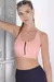 MES102-Top Deportivo de Lycra con elastico personalizado y Cierre - comprar online