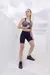 MES102-Top Deportivo de Lycra con elastico personalizado y Cierre - ALMENDRA LINGERIE