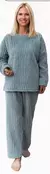 TE13-MARCA: TERRENAL | PIJAMAS FLANNEL DAMA LISO ESCANALADO