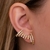 Ear Cuff de Zircônia (016983) - Sofisticação e Brilho