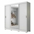 Guarda roupa New city 5020 com espelho e pés - Oferta Distribuidora
