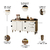 Balcão fit 158 com tampo 1.60 para cozinha - Oferta Distribuidora