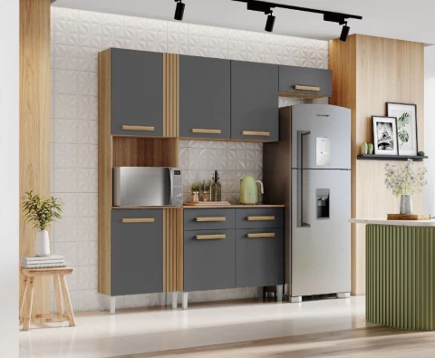 Armário Cozinha Juma 4 Peças - Oferta Distribuidora