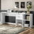 Mesa Escritório Office 2 Gavetas 3 Nichos Preto Notável - comprar online