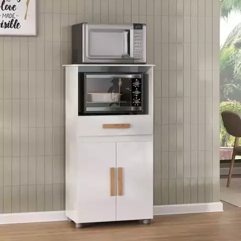 Balcão New para Forno e Microondas 2 Portas 1 Gaveta - comprar online