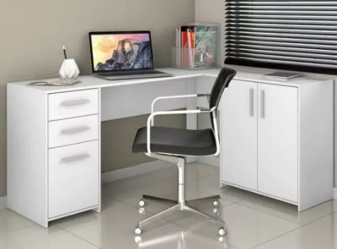 Mesa Escritório Office NT2005 C/ 2 Gavetas 3 Portas na internet