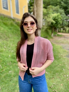 Cardigan Casaco Kimono Verão com Brilho 1061 - comprar online