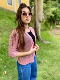 Cardigan Casaco Kimono Verão com Brilho 1061 na internet