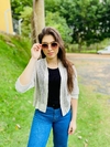 Cardigan Casaco Kimono Verão com Brilho 1061