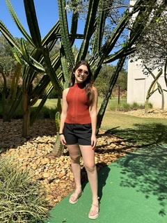 Blusa Colete Tricot 917 - Aquarella Tricot