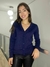 Casaco Tricot Liso Botões casaquinho Básico Elastano de Botão Blusa de Frio Feminina - 608