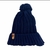 Imagem do Gorro Touca Tricot Feminina Grossa Touca de Adulto com Pompom Cores Quentinha de Tricô