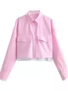 Camisa oxford feminina