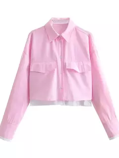 Camisa oxford feminina