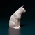 Miniatura Gato - Pintura Personalizada ou Cor única - Estátua de Cachorro Impressão 3D - loja online