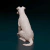 Miniatura Wire Fox Terrier - Pintura Personalizada ou Cor única - Estátua de Cachorro Impressão 3D - Universo3d