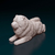 Miniatura Chow Chow - Pintura Personalizada ou Cor única - Estátua de Cachorro Impressão 3D