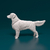 Miniatura Golden Retriever - Pintura Personalizada ou Cor única - Estátua de Cachorro Impressão 3D - loja online