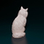 Miniatura Gato - Pintura Personalizada ou Cor única - Estátua de Cachorro Impressão 3D - loja online