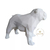 Imagem do Miniatura Bull Dog Inglês Poligono Low Poly - Estátua de Cachorro Impressão 3D