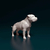 Miniatura Pit Bull Terrier - Pintura Personalizada ou Cor única - Estátua de Cachorro Impressão 3D