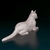 Miniatura Gato Malhado - Pintura Personalizada ou Cor única - Estátua de Cachorro Impressão 3D na internet