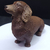 Miniatura Dachshund Pelo Longo (Salsicha) - Pintura Personalizada ou Cor única - Estátua de Cachorro Impressão 3D na internet