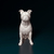 Miniatura Staffordshire Bull Terrier - Pintura Personalizada ou Cor única - Estátua de Cachorro Impressão 3D - loja online