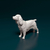 Miniatura Cocker Spaniel - Pintura Personalizada ou Cor única - Estátua de Cachorro Impressão 3D - Universo3d