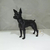 Miniatura Pinscher Low Poly - Estátua de Cachorro Impressão 3D