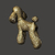 Miniatura Poodle - Estátua de Cachorro Decorativo Impressão 3D - loja online