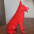 Miniatura Pastor Alemão Low Poly - Estátua de Cachorro Impressão 3D - comprar online