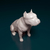 Miniatura Pitbull - Pintura Personalizada ou Cor única - Estátua de Cachorro Impressão 3D na internet