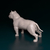 Miniatura American Bully - Pintura Personalizada ou Cor única - Estátua de Cachorro Impressão 3D - loja online