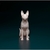 Imagem do Miniatura Cornish Rex - Pintura Personalizada ou Cor única - Estátua de Cachorro Impressão 3D