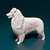 Miniatura Collie - Pintura Personalizada ou Cor única - Estátua de Cachorro Impressão 3D - loja online