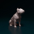Miniatura Pitbull - Pintura Personalizada ou Cor única - Estátua de Cachorro Impressão 3D