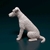 Miniatura Wire Fox Terrier - Pintura Personalizada ou Cor única - Estátua de Cachorro Impressão 3D - loja online
