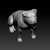 Miniatura Pitbull - Pintura Personalizada ou Cor única - Estátua de Cachorro Impressão 3D - comprar online