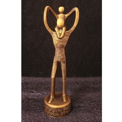 Estátua Pai e Filho Decoração - Impressão 3D