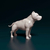 Miniatura Pit Bull Terrier - Pintura Personalizada ou Cor única - Estátua de Cachorro Impressão 3D - Universo3d