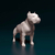 Miniatura Pit Bull Terrier - Pintura Personalizada ou Cor única - Estátua de Cachorro Impressão 3D na internet