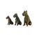 Miniatura Schnauzer Low Poly - Estátua de Cachorro Decorativo Impressão 3D - loja online