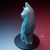 Estatueta Gato Low Poly ou Liso - Impressão 3D na internet