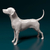 Imagem do Miniatura Dálmata - Pintura Personalizada ou Cor única - Estátua de Cachorro Impressão 3D