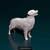 Miniatura Golden Retriever - Pintura Personalizada ou Cor única - Estátua de Cachorro Impressão 3D